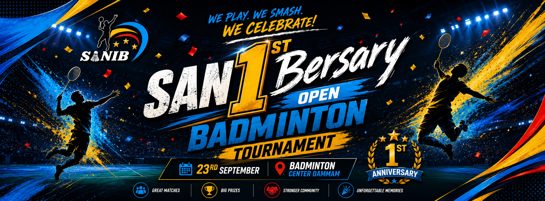 SAN1Bversary Open Badminton Tournament